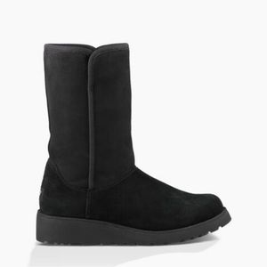 Ugg Amie black boots lower calf length